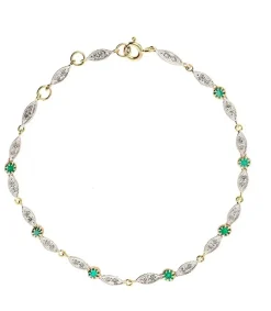 Sale Bracelet Ava Emeraude Femme Bracelets