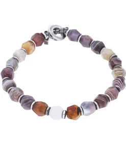 Clearance Bracelet Axiom Matte Botswana Homme Bijoux