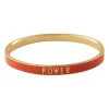 Bracelet Candy Word Power Orange Tiger Femme Bracelets