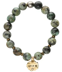 Clearance Bracelet En Perles Let It Be Femme Bracelets