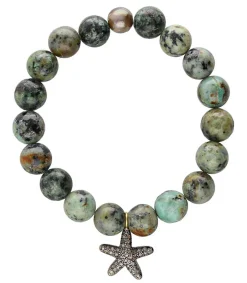 Hot Bracelet En Perles Starfish Femme Bracelets