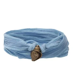 Sale Bracelet En Soie A Nouer Et Charm Shanka En Bronze Femme Bracelets