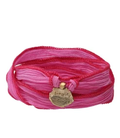 Discount Bracelet En Soie A Nouer Et Charm Simplify En Bronze Femme Bracelets