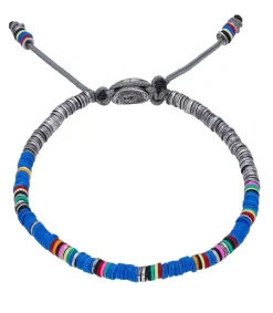 Sale Bracelet Ghanian Mini En Perles Africaines Et Argent Homme Bijoux