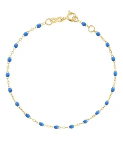 Discount Bracelet Or Jaune Et Perles De Resine Femme Bracelets