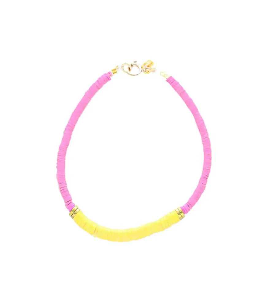 Sale Bracelet Polynesie Rose Et Jaune X Jane De Boy Femme Bracelets