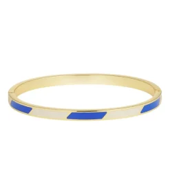 Bracelet Stripes Cobalt White Femme Bracelets