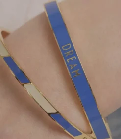 Bracelet Stripes Cobalt White Femme Bracelets