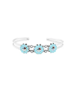 Online Bracelet Sunfaces Turquoise Sleeping Beauty Femme Bracelets