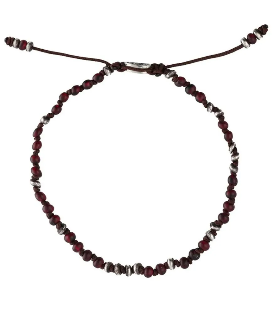 Best Bracelet Templar Jointed A Perles De Pierres Et D'Argent Homme Bijoux