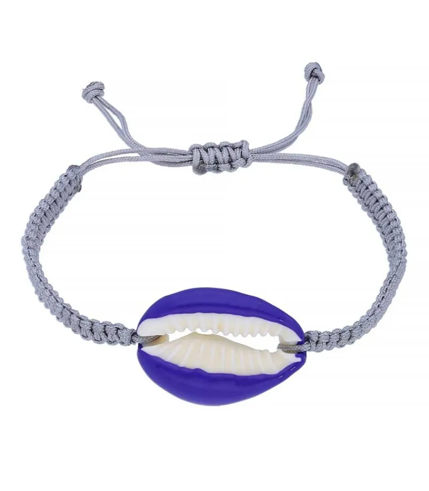 New Bracelet Tresse A Coquillage Pino Colore Femme Bracelets