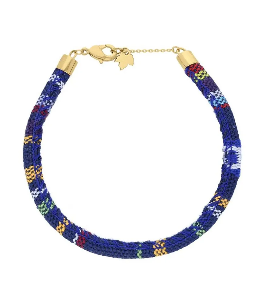 Best Bracelet Woodstock Corde Bleue Femme Bracelets