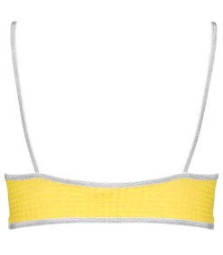 Hot Brassiere Georgia Yellow Vichy Femme Lingerie