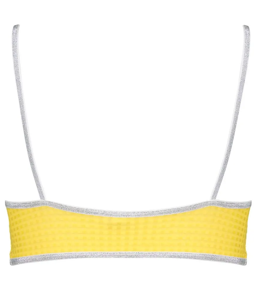 Hot Brassiere Georgia Yellow Vichy Femme Lingerie