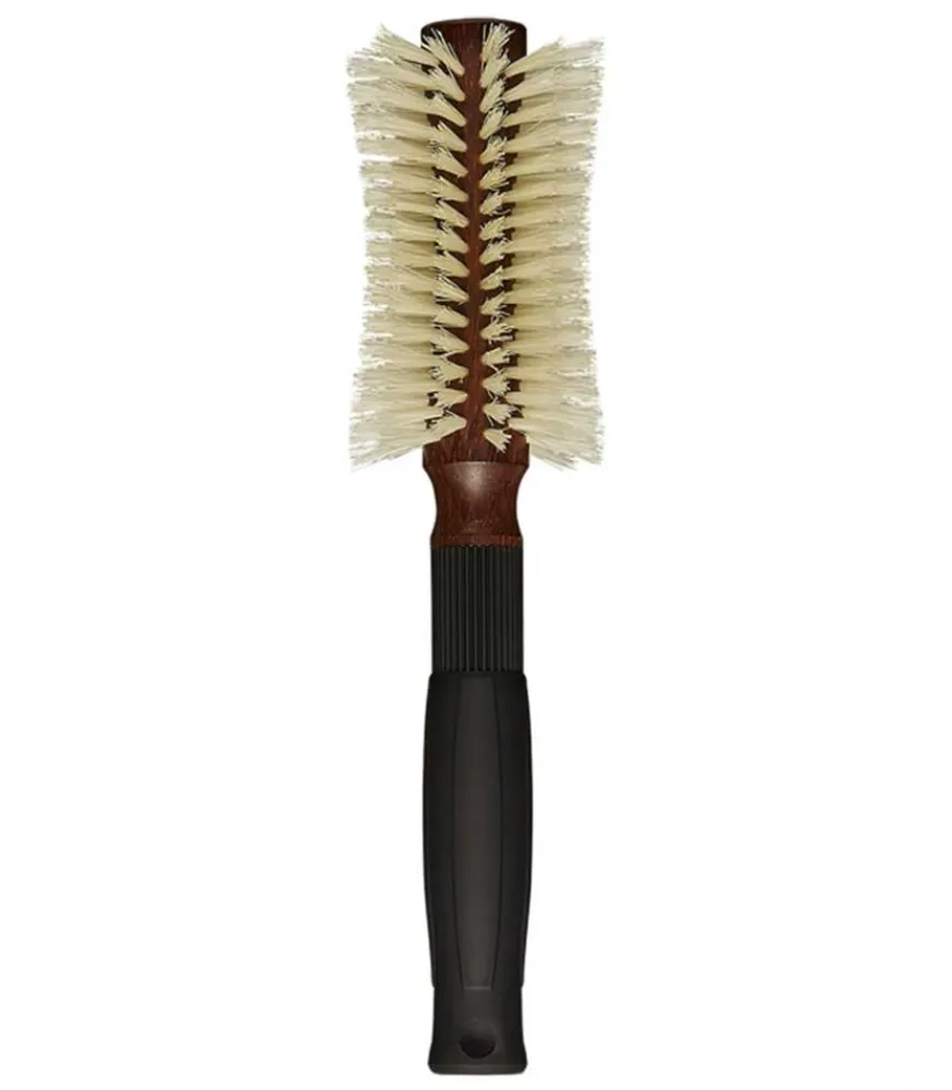 Clearance Brosse A Cheveux Pre-Incurvee Brushing 12 Rangs En Bois Femme Accessoires Cheveux