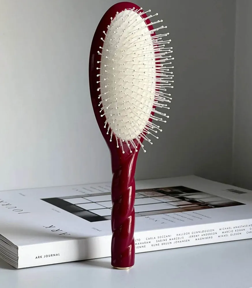 Sale Brosse N.04 La Miracle Demelante & Massante Cerise Femme Accessoires Cheveux