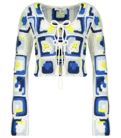 Cardigan En Crochet Hayden Tie Femme Mailles & Sweats