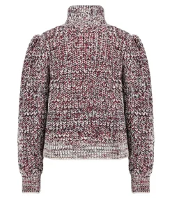 Hot Cardigan Romane Burgundy Femme Mailles & Sweats