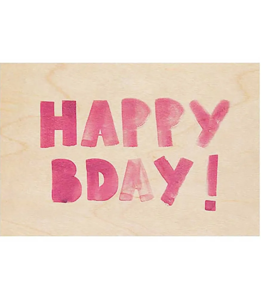 Hot Carte Happy Bday Rose Cartes Postales