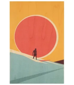 Hot Carte Postale En Bois Dreams Surfing Cartes Postales