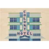 Discount Carte Postale En Bois Miami Colony Cartes Postales