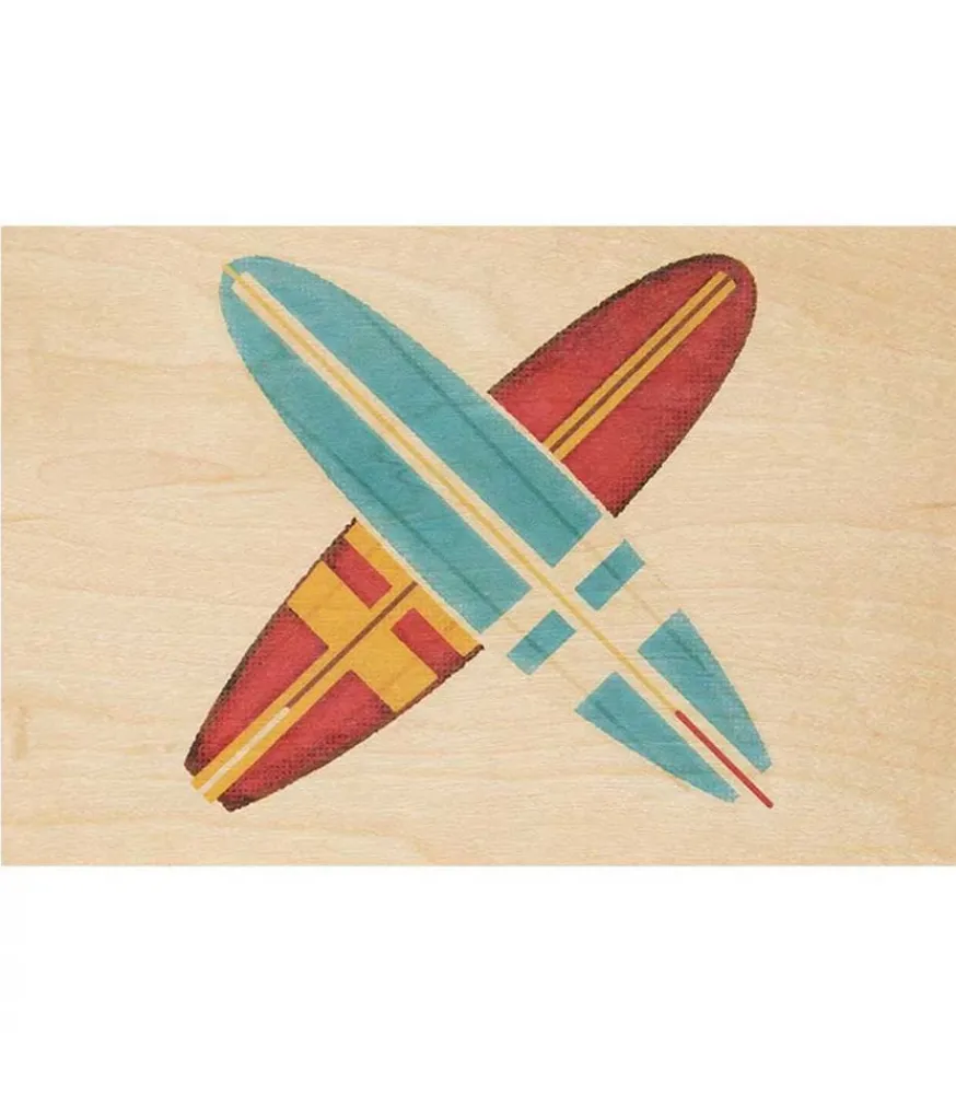 Carte Postale En Bois Travel Surf Cartes Postales