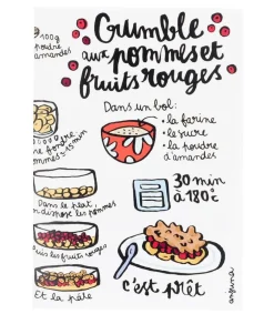 Clearance Carte Recette Crumble Anjuna Boutan Cartes Postales