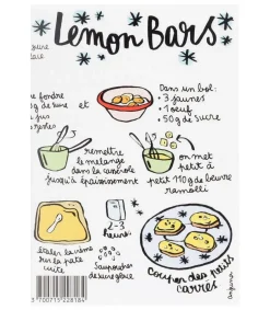 Sale Carte Recette Lemon Bars Anjuna Boutan Cartes Postales