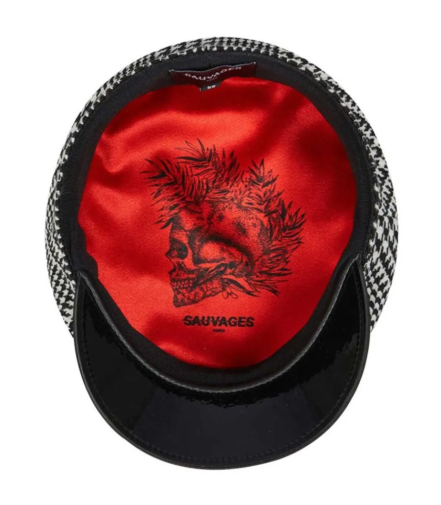 Outlet Casquette Ziggy Hudstooth Femme Chapeaux, Bonnets & Casquettes