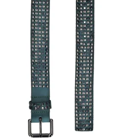 Discount Ceinture Coloree A Clous Studs Femme Ceintures