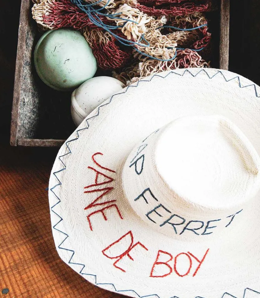 Discount Chapeau De Paille Cap Ferret X Jane De Boy Femme Chapeaux, Bonnets & Casquettes