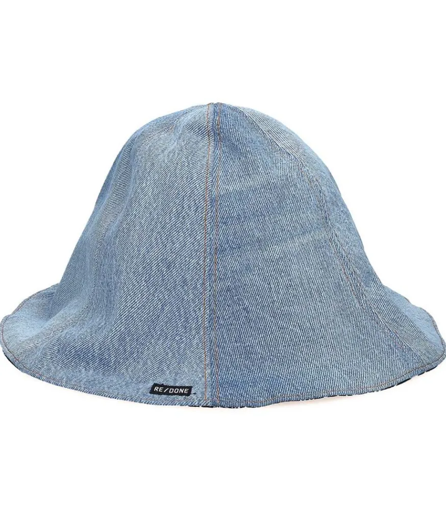 New Chapeau Reversible Tulip Hat 70S Upcycle Femme Chapeaux, Bonnets & Casquettes