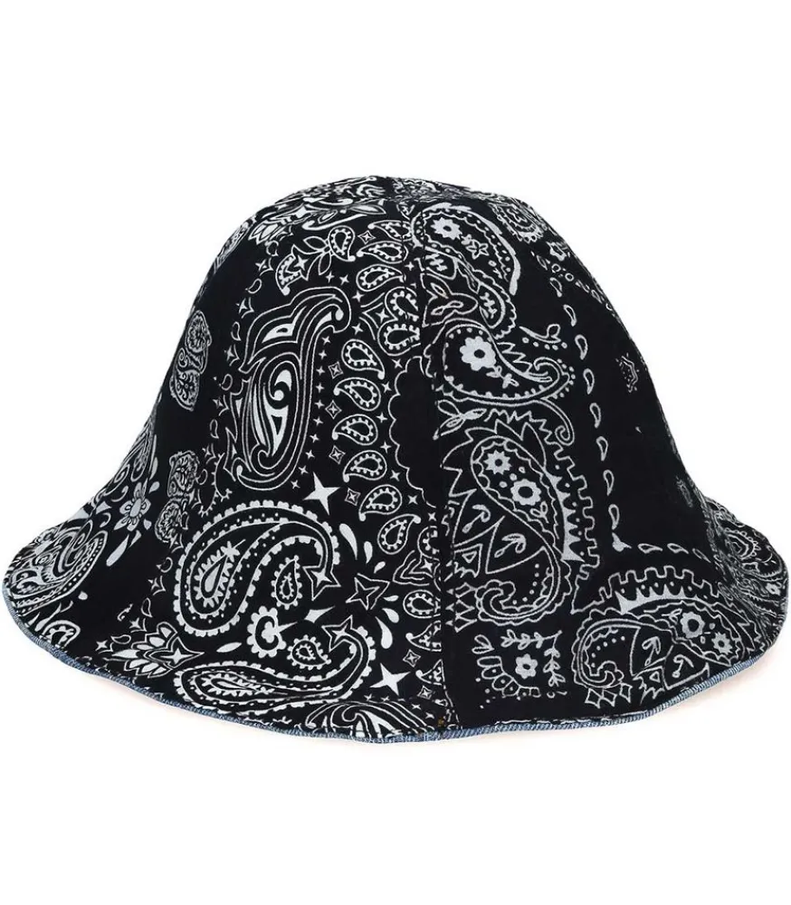 New Chapeau Reversible Tulip Hat 70S Upcycle Femme Chapeaux, Bonnets & Casquettes