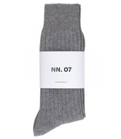 Chaussettes En Cachemire 9140 Gris Mel Homme Sous-Vêtements
