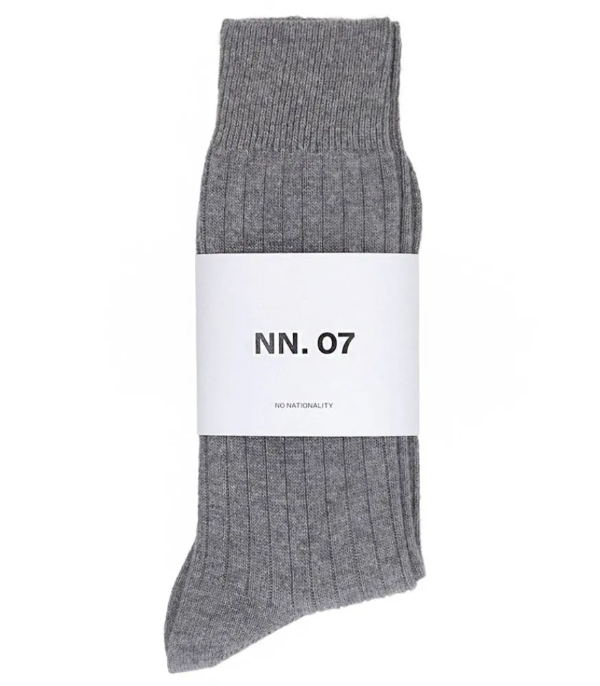Chaussettes En Cachemire 9140 Gris Mel Homme Sous-Vêtements