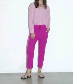 Hot Chemise Beau Rose Dawn Stripes Femme Hauts