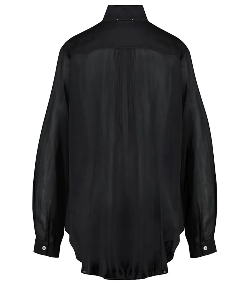 Best Chemise Brodee Noir Femme Hauts