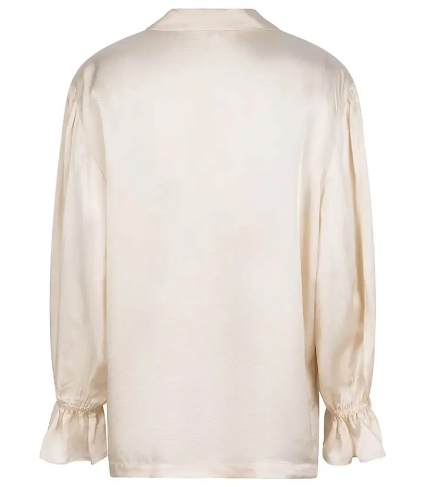 New Chemise De Pyjama Off White Femme Lingerie