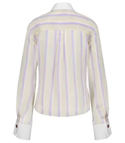 Sale Chemise Degradee A Rayures Femme Hauts