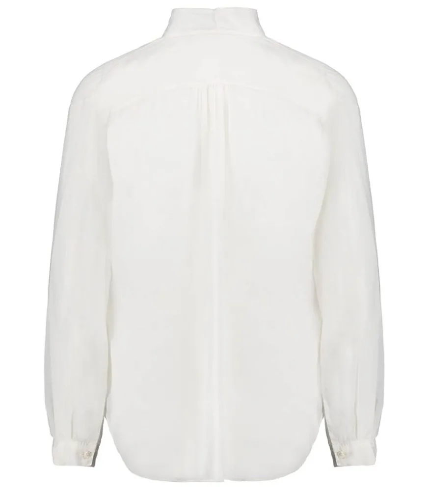 Hot Chemise En Voile De Coton Et Soie Femme Hauts