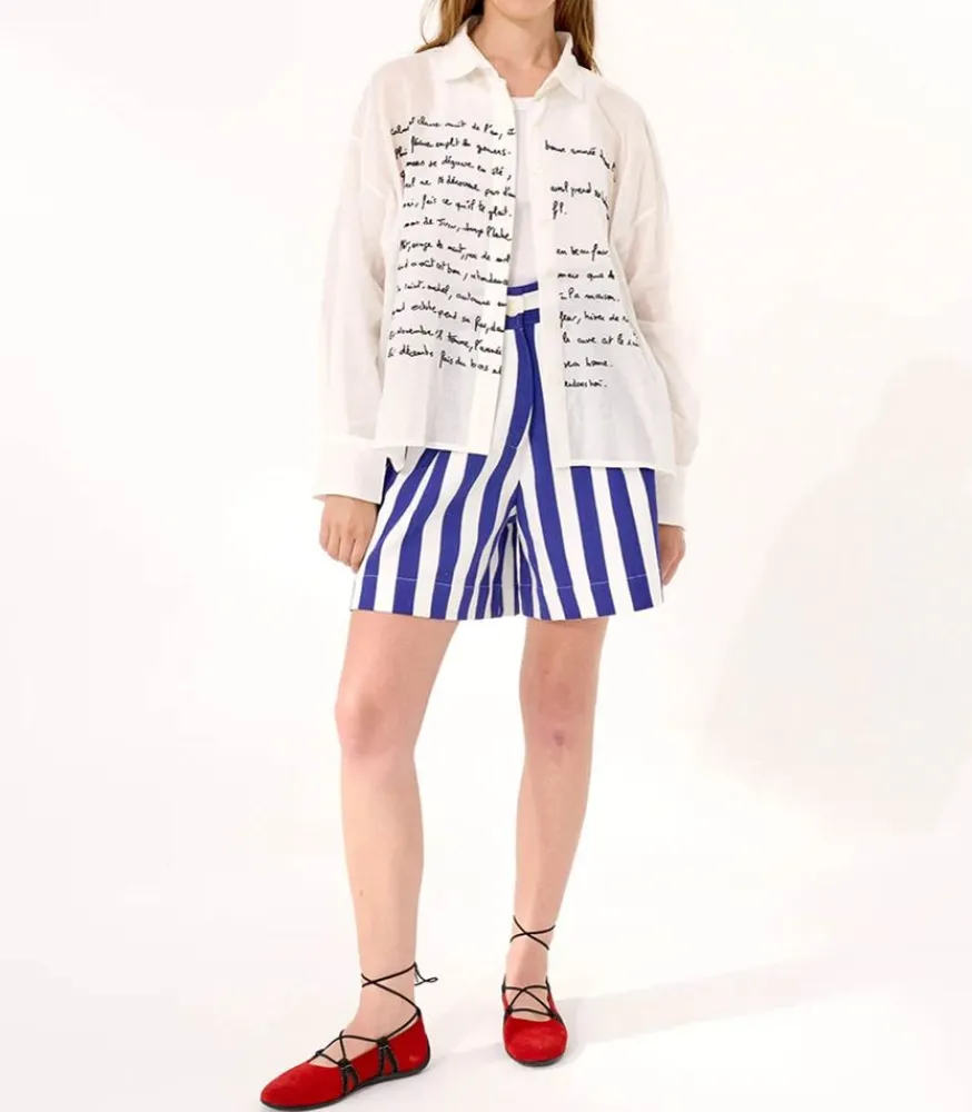 Discount Chemise Great Dictons Off White Femme Hauts