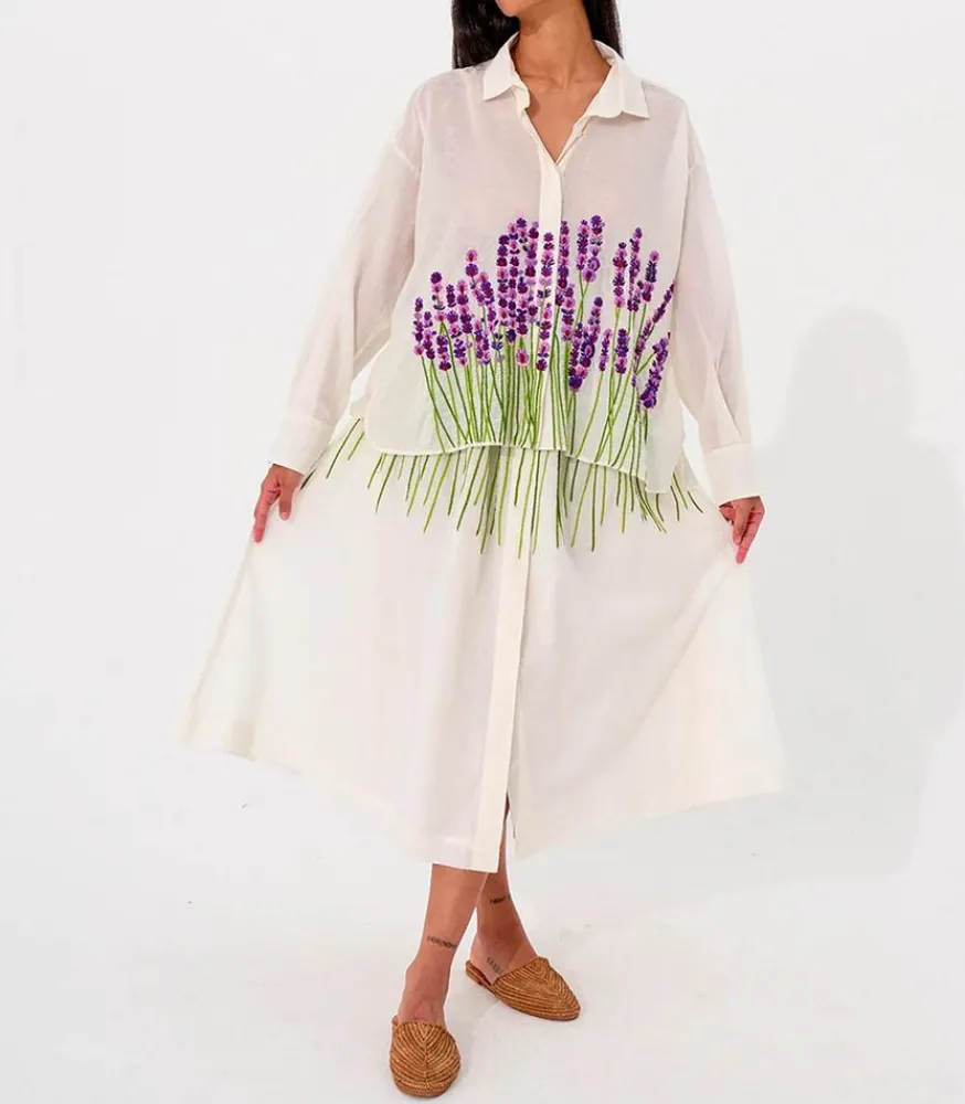 Online Chemise Greta Off White Femme Hauts