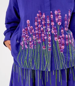 Discount Chemise Greta Royal Blue Femme Hauts