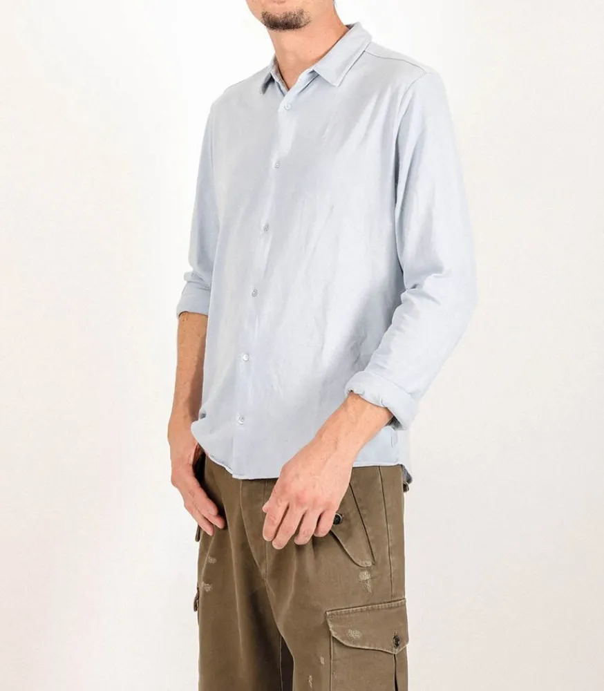 Sale Chemise Homme A Manches Longues Bleu Grise Homme Chemises