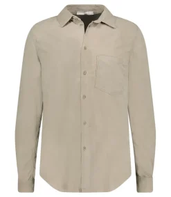 Clearance Chemise Homme Avec Pochette Taupe Grey Homme Chemises