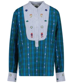 Discount Chemise Inca Oklahoma Blue Femme Hauts