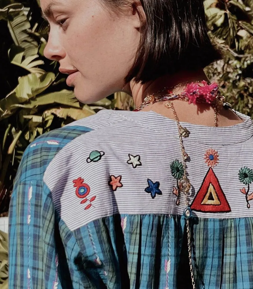 Discount Chemise Inca Oklahoma Blue Femme Hauts