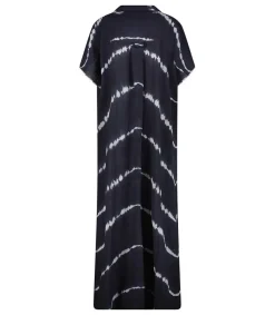 Sale Chemise Longue Mykonos Bleu Nuit Femme Hauts