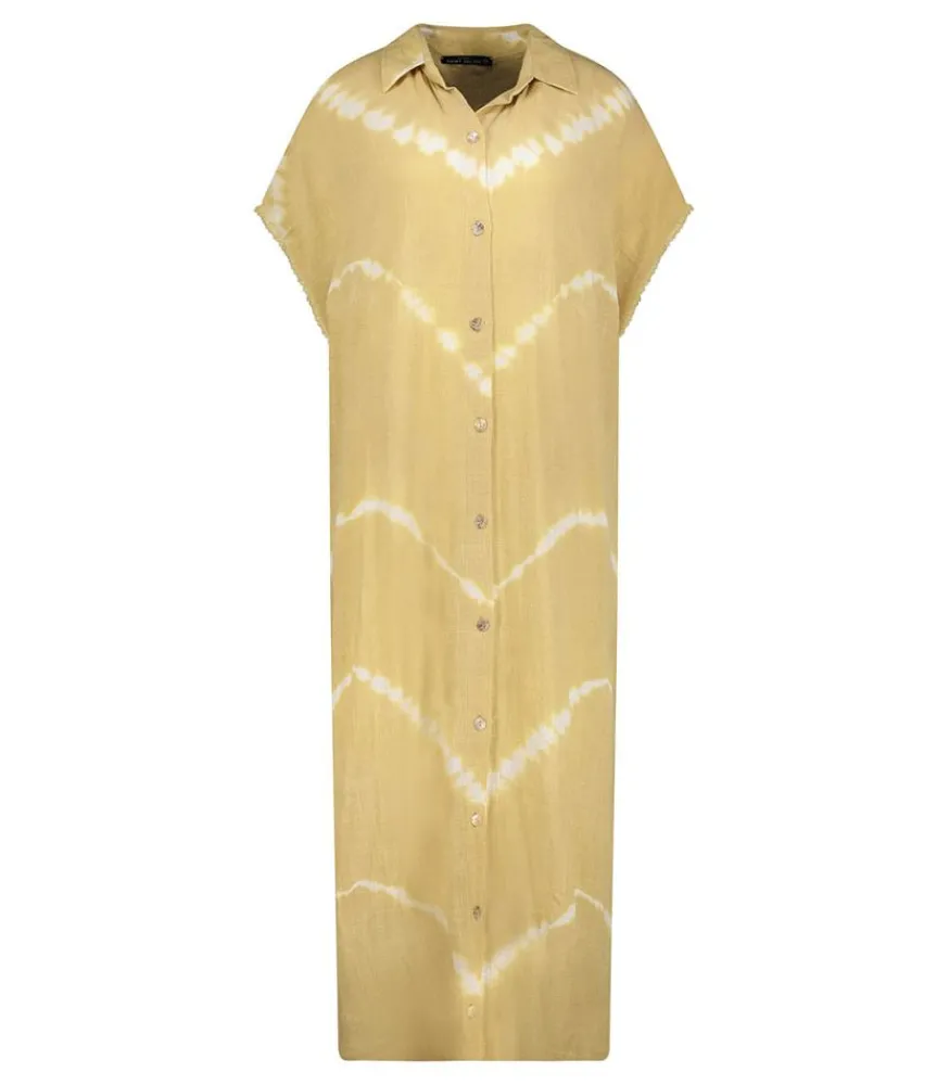 Clearance Chemise Longue Mykonos Cafe Latte Femme Hauts