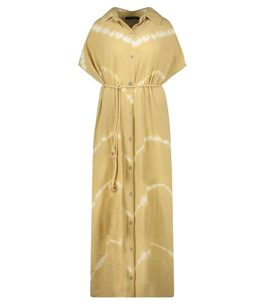 Clearance Chemise Longue Mykonos Cafe Latte Femme Hauts